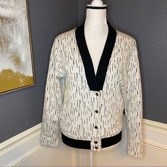 EKYOG JACQUARD FLEECE VARSITY JACKET - Picture 6 of 14